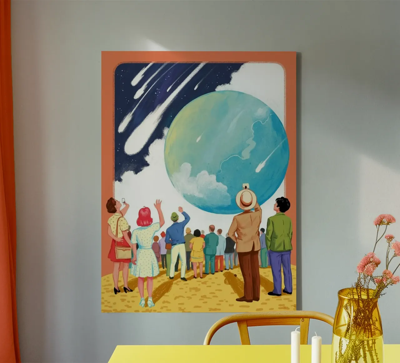 DRAMATIC SKY canvas by FELICIA