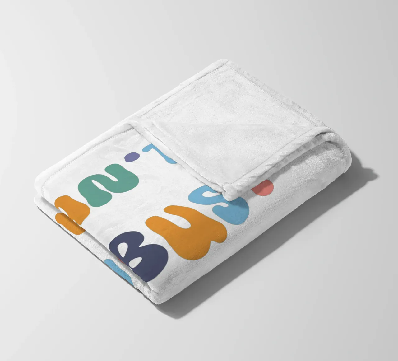 Un piccolo uomo, un grande lavoro coperta in pile da DesignArt