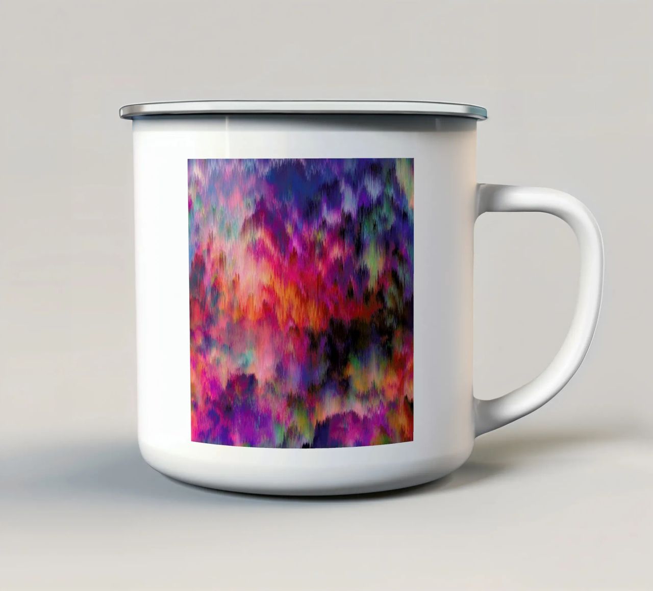Sunset Storm tazza in smalto da Amy Sia