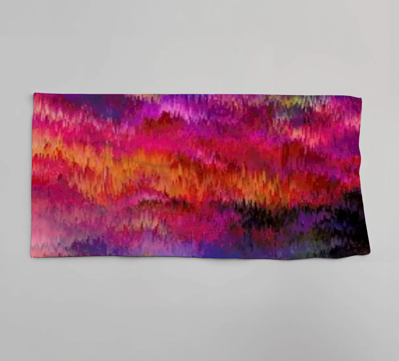 Sunset Storm badhanddoek van Amy Sia