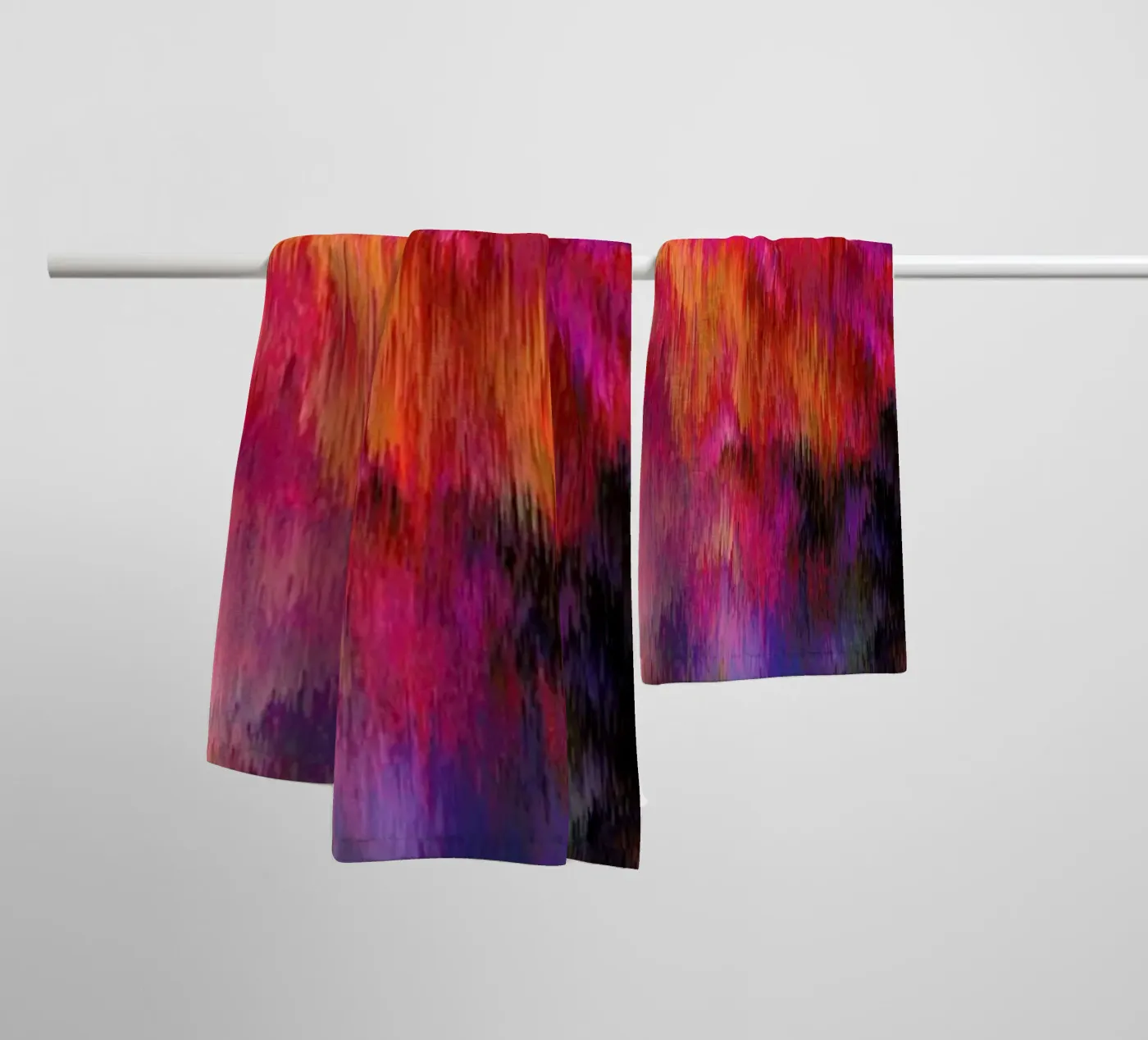 Sunset Storm badhanddoek van Amy Sia