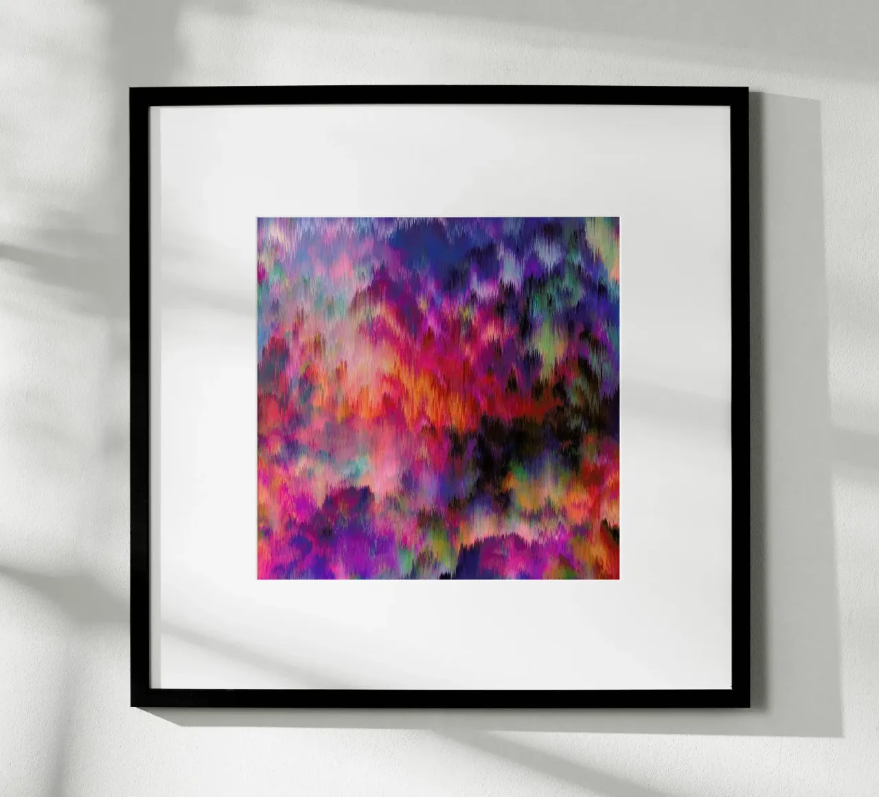 Sunset Storm poster con telaio in alluminio da Amy Sia
