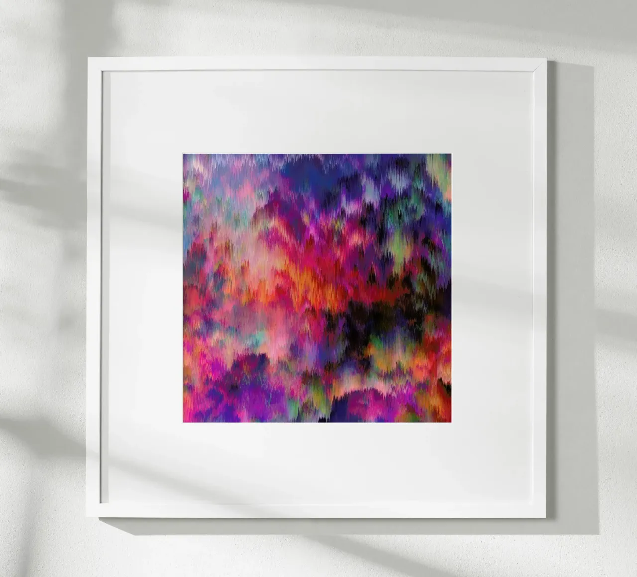 Sunset Storm poster con telaio in alluminio da Amy Sia