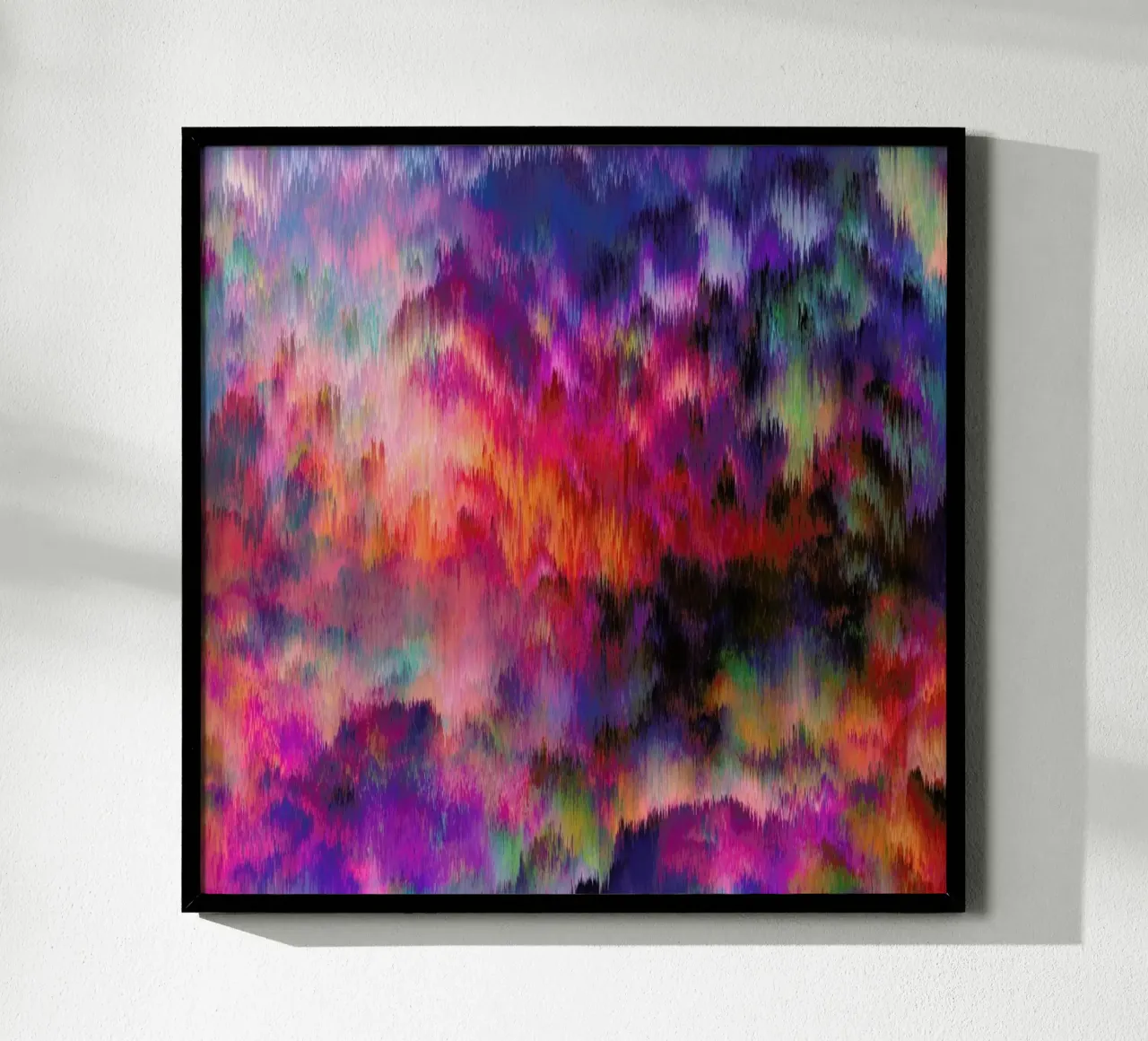 Sunset Storm poster con telaio in alluminio da Amy Sia