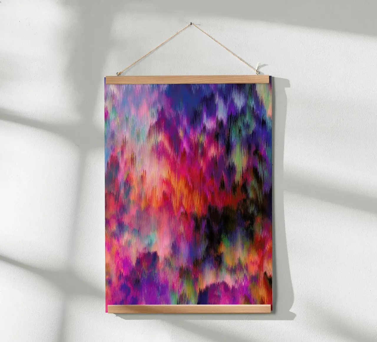 Sunset Storm poster con telaio in alluminio da Amy Sia