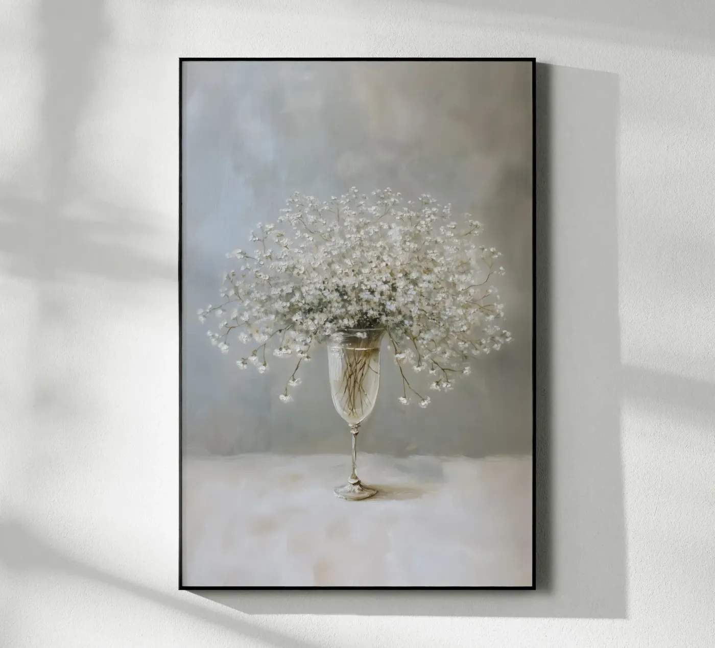 Timeless gypsophila acryl van Carina Pop & Pastell