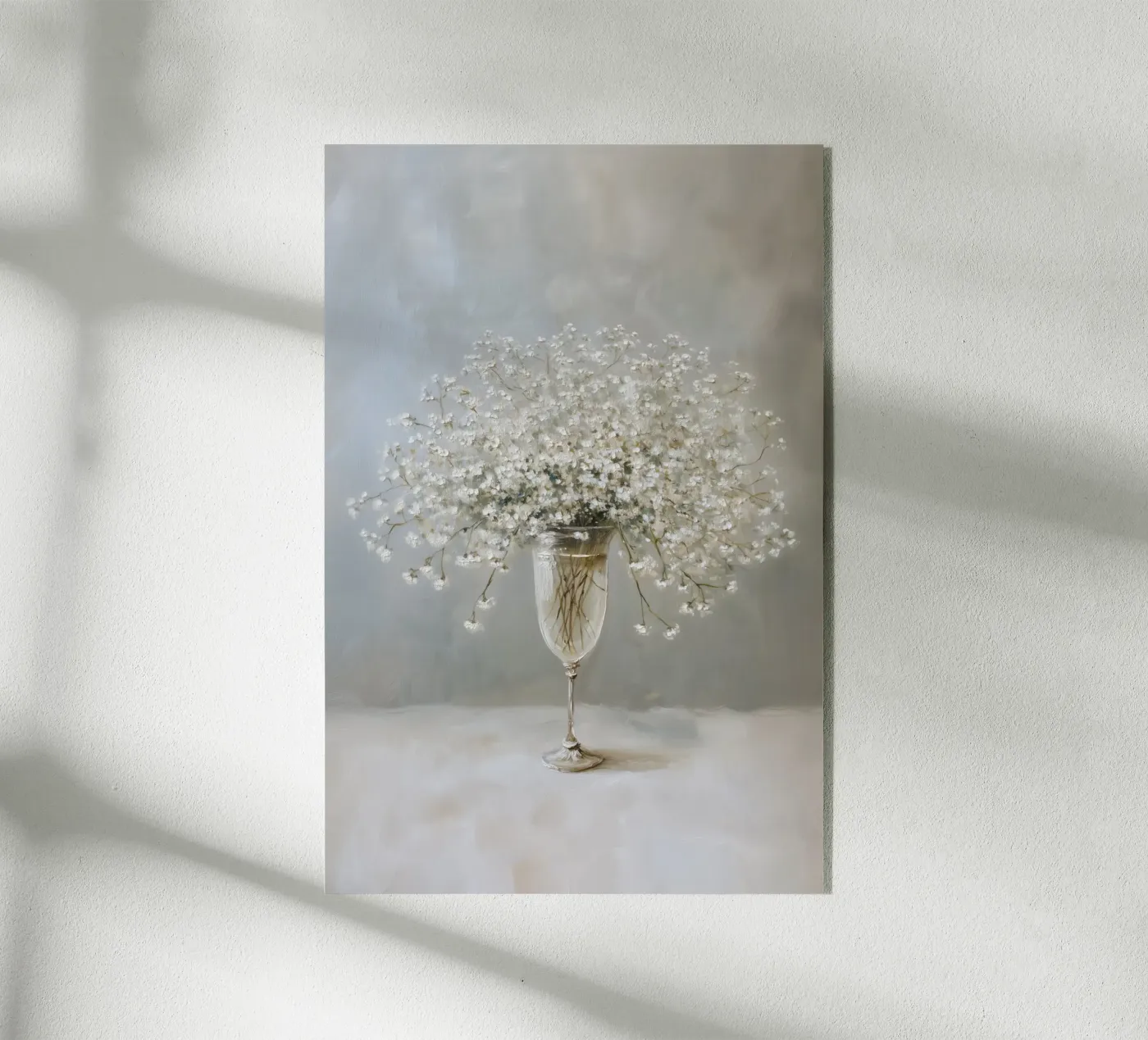 Timeless gypsophila acryl van Carina Pop & Pastell