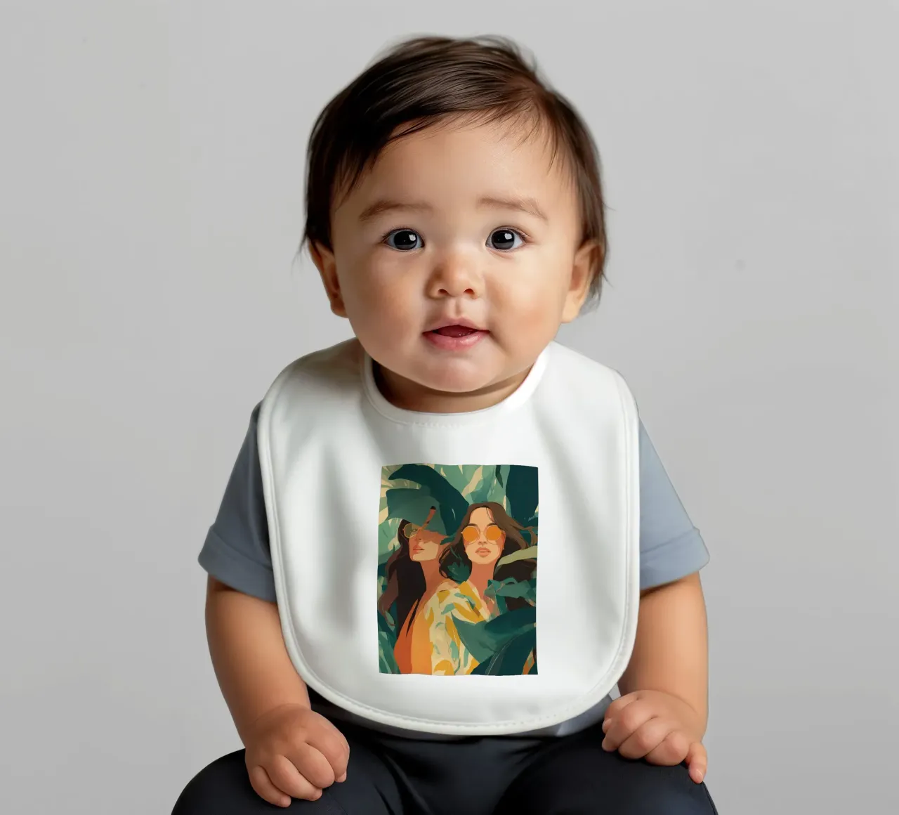 Jungle Cool Babylätzchen von Amelie Rose