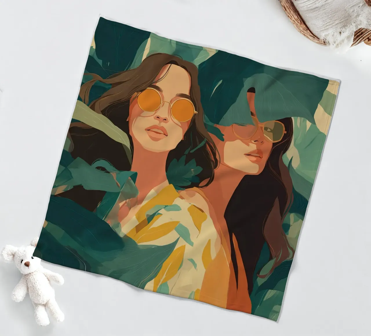 Jungle Cool Fleecedecke von Amelie Rose