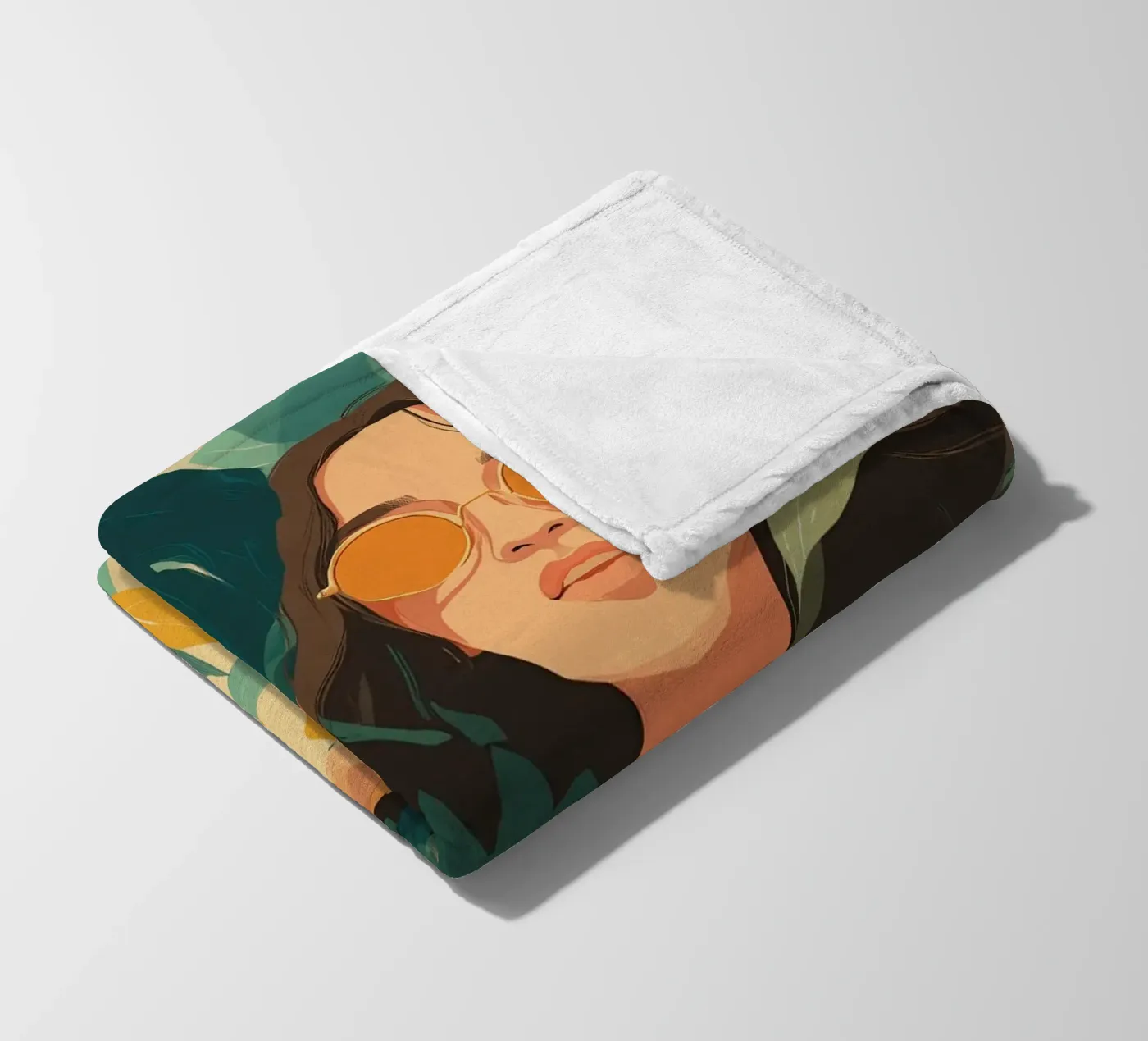 Jungle Cool plaid polaire de Amelie Rose