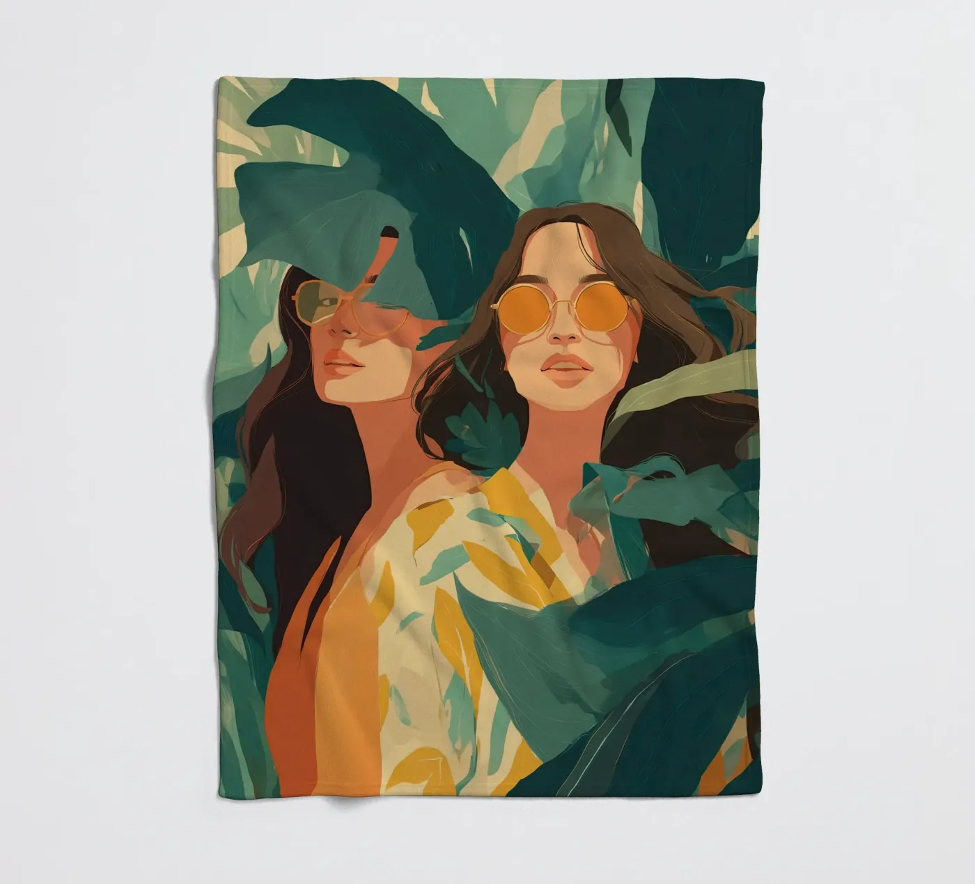 Jungle Cool plaid polaire de Amelie Rose