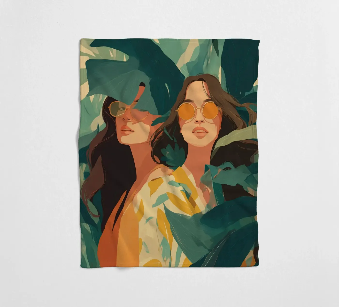 Jungle Cool plaid polaire de Amelie Rose