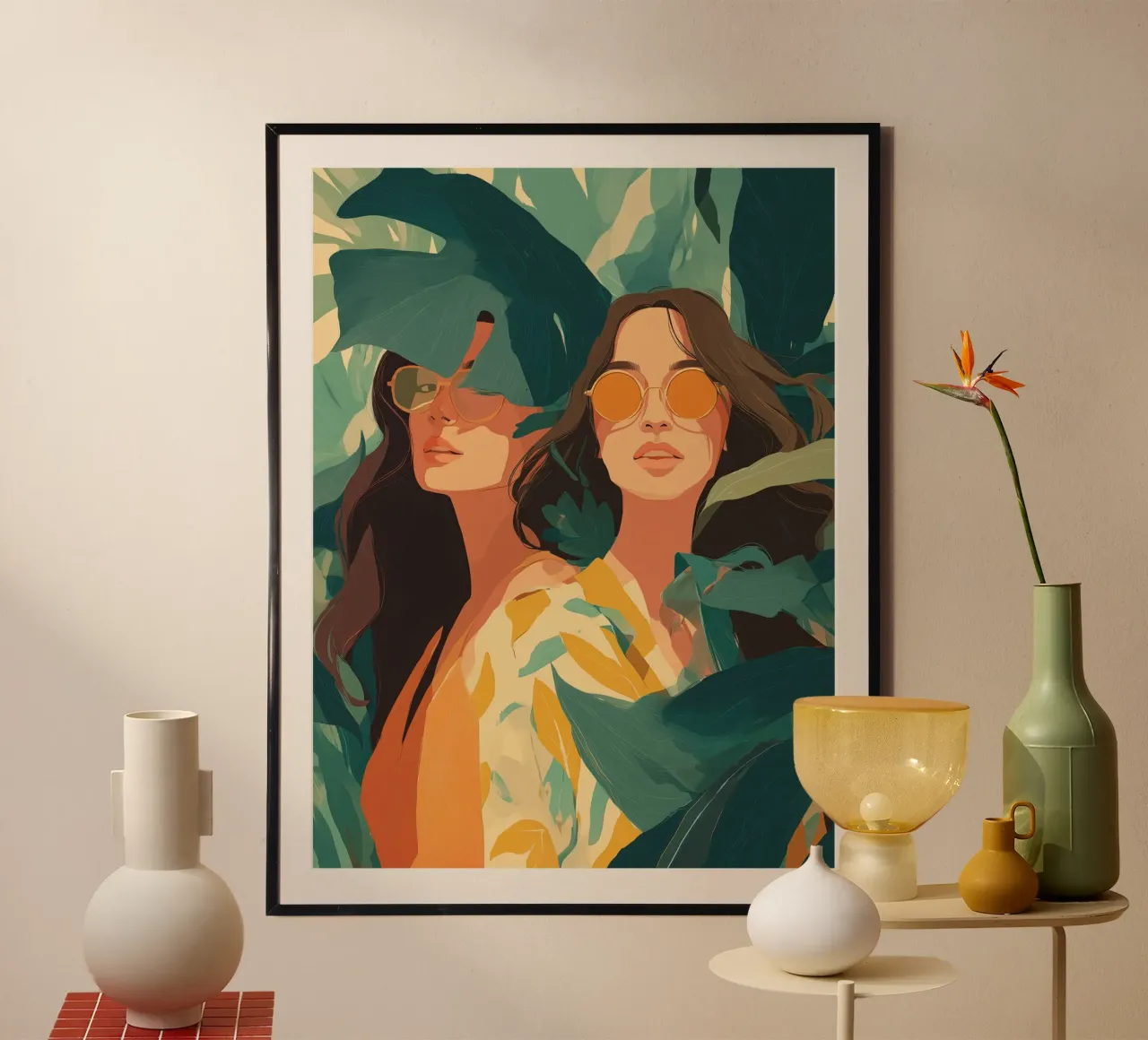 Jungle Cool poster van Amelie Rose