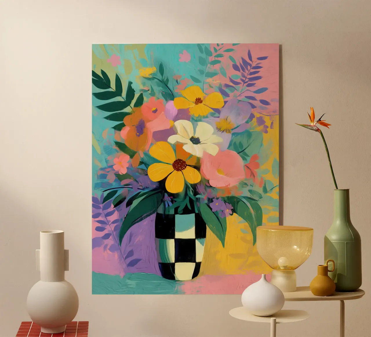 Floral Symphony plexiglass da Amelie Rose