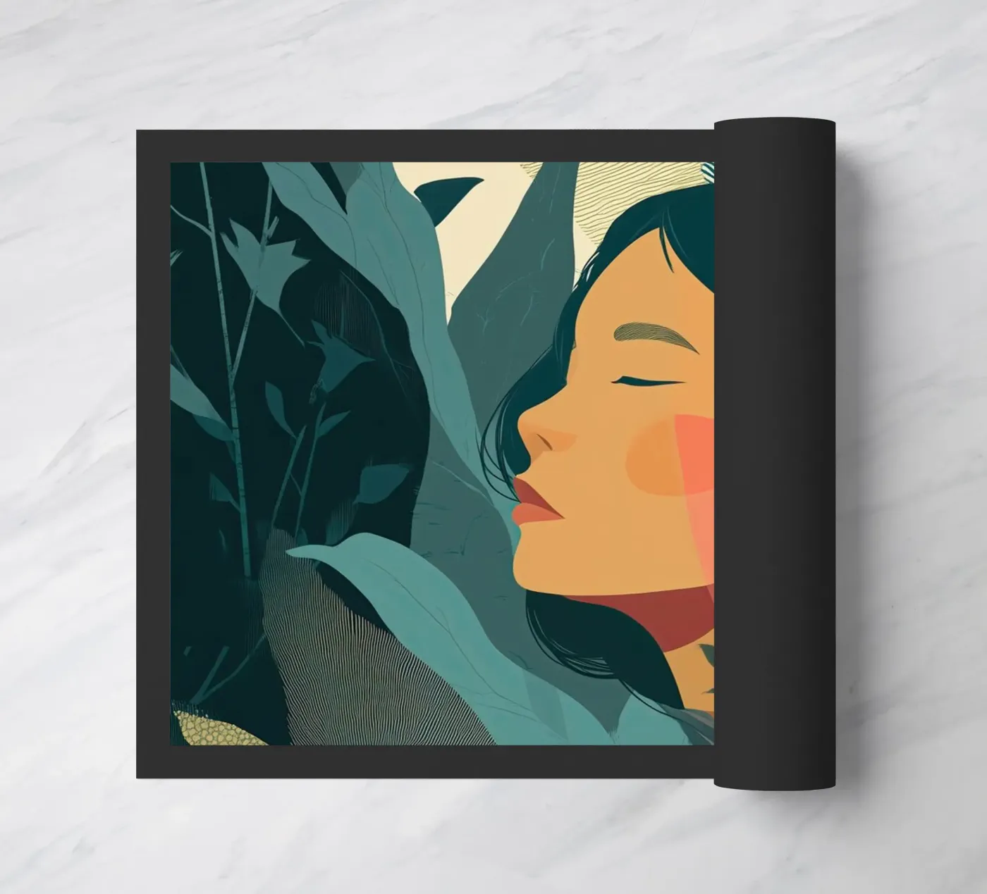 Inner Bloom deurmat van Amelie Rose