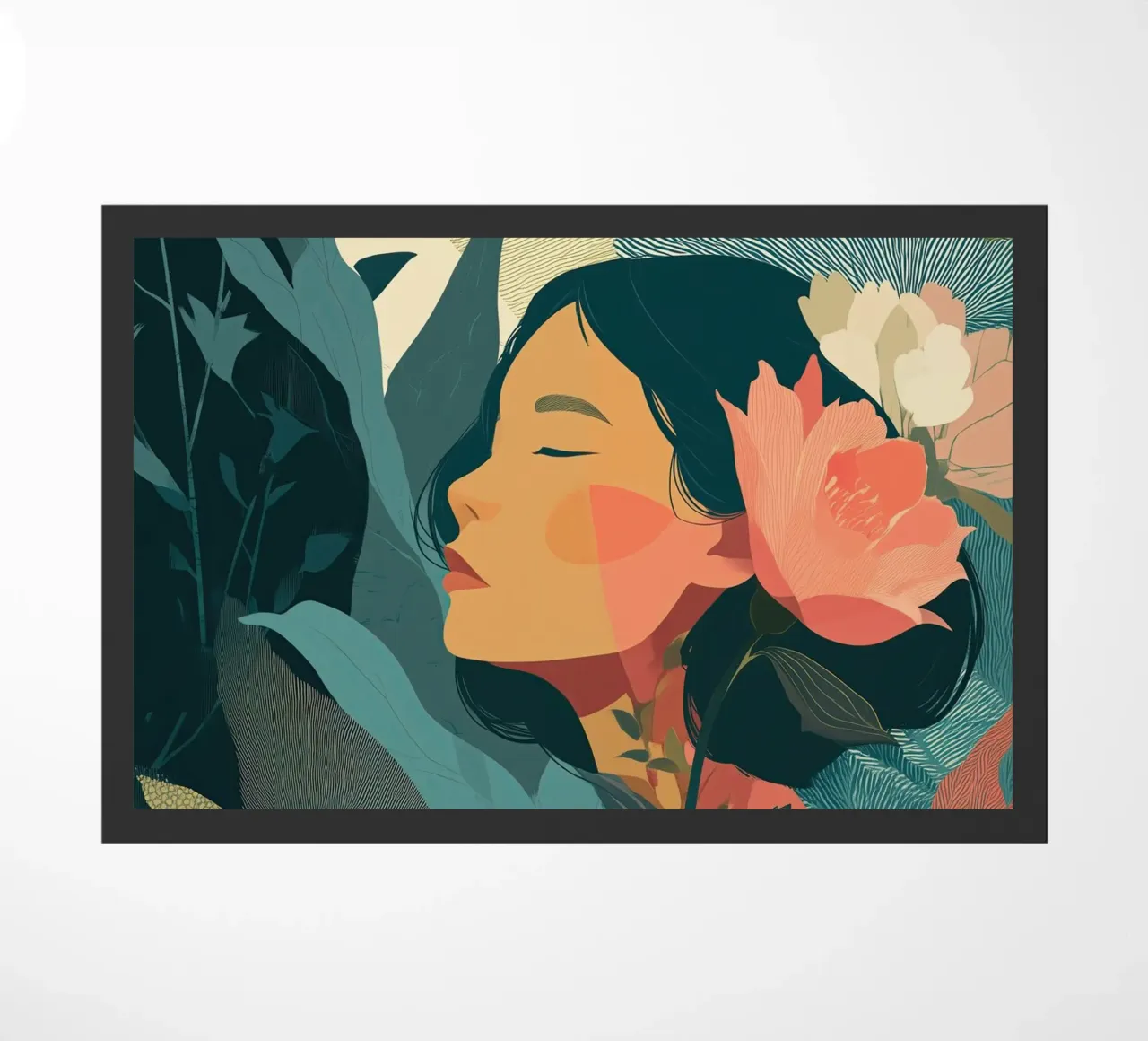 Inner Bloom doormat by Amelie Rose