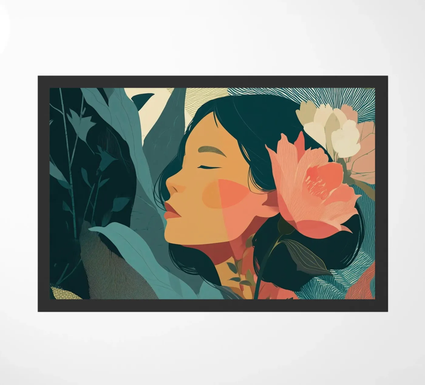 Inner Bloom deurmat van Amelie Rose