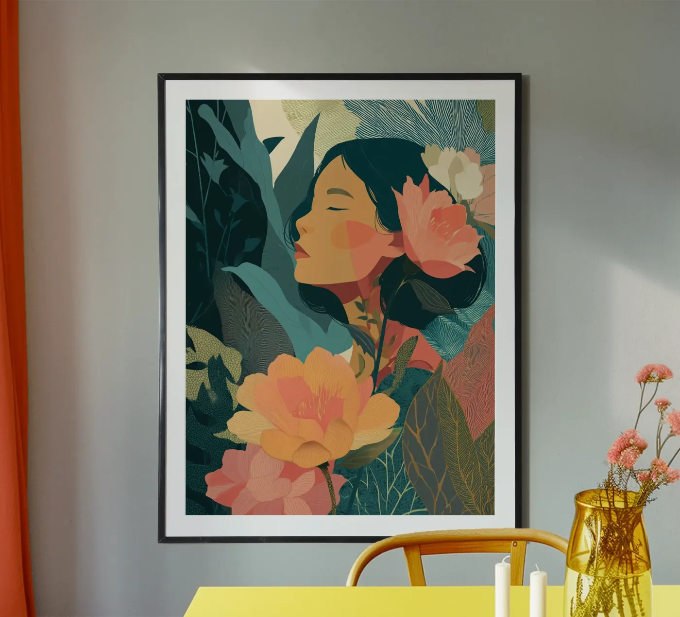 Inner Bloom poster van Amelie Rose