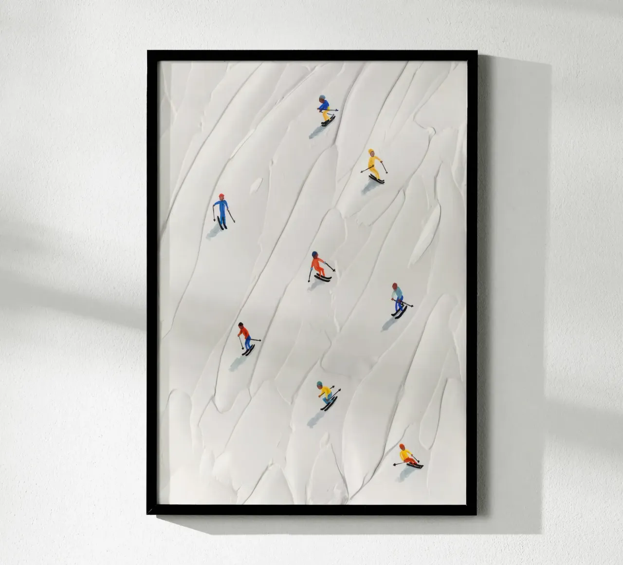 Ski Slope poster van memory in photograph