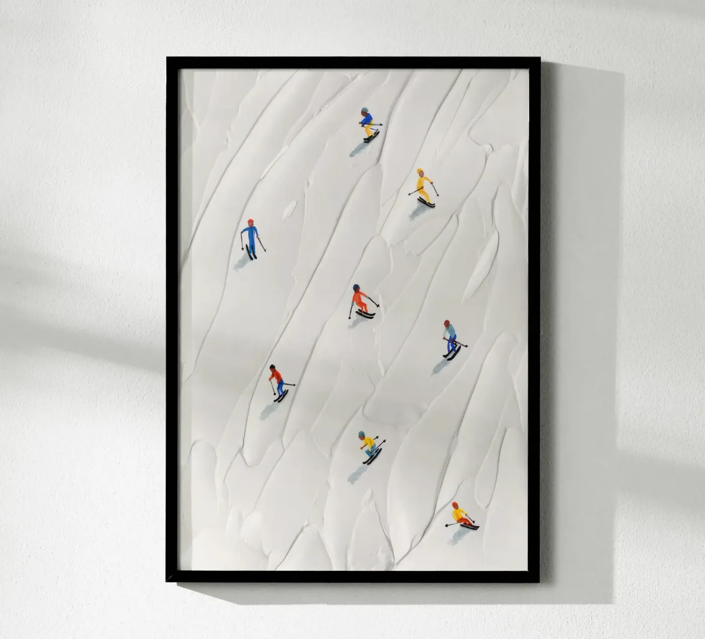 Skipiste Poster von memory in photograph