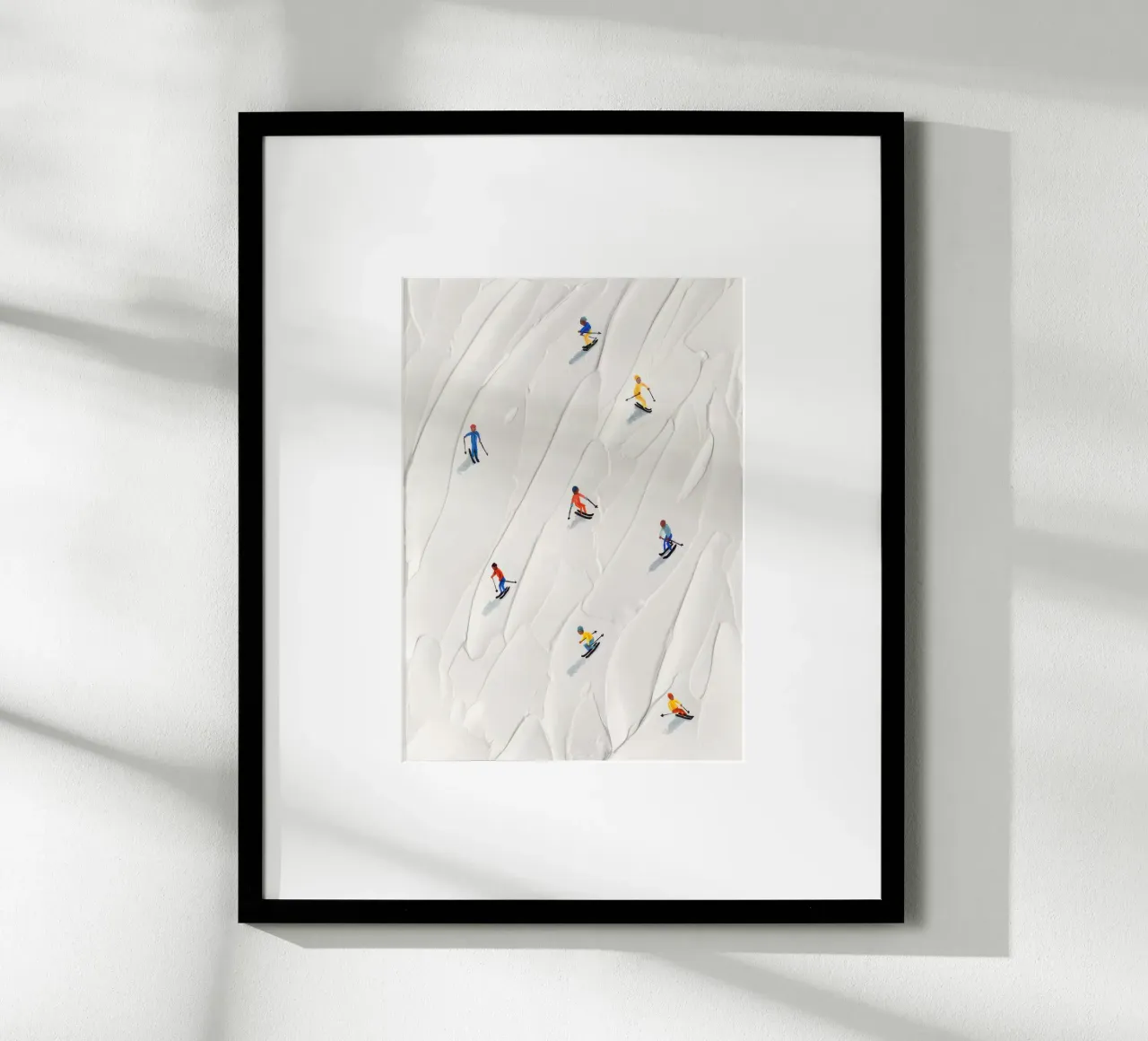 Ski Slope poster van memory in photograph