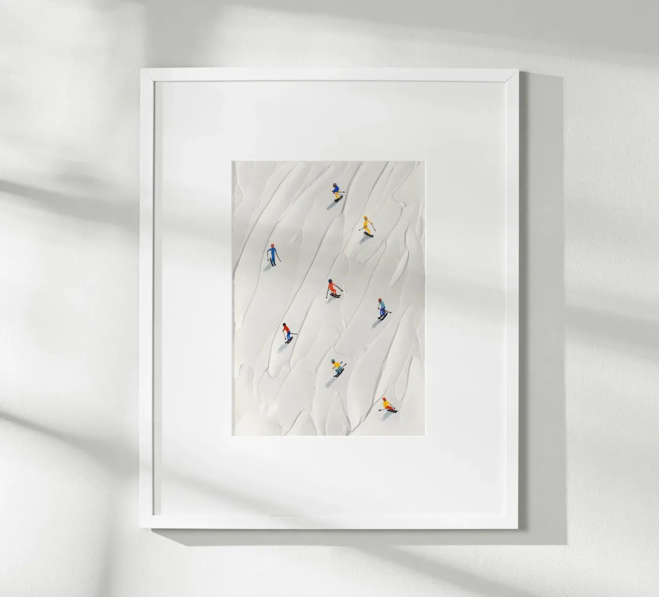 Ski Slope poster da memory in photograph
