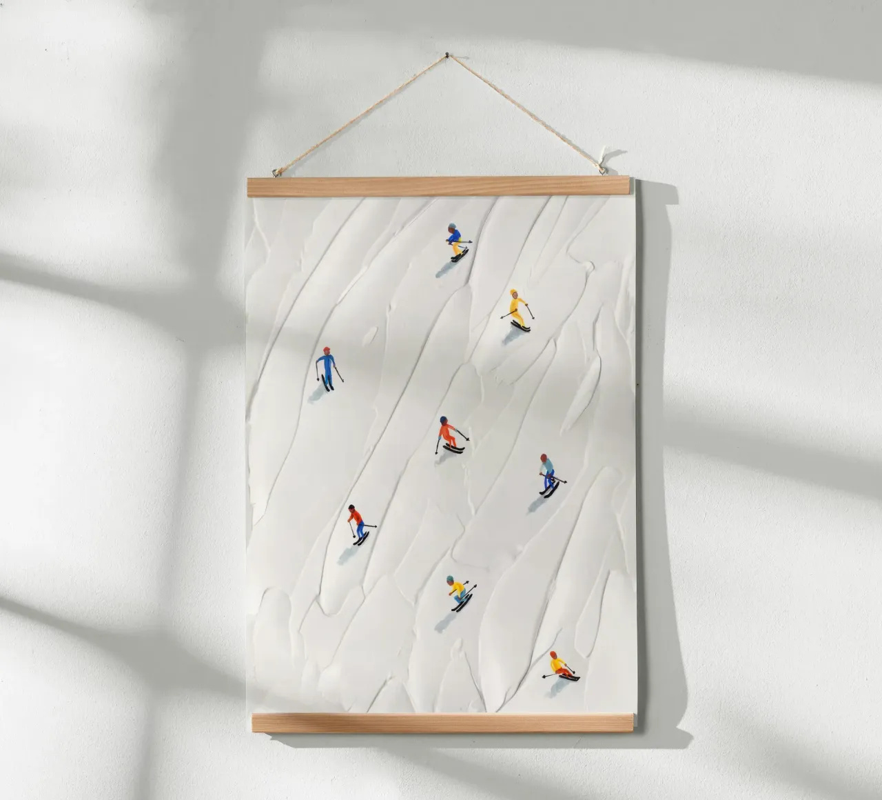 Ski Slope poster da memory in photograph
