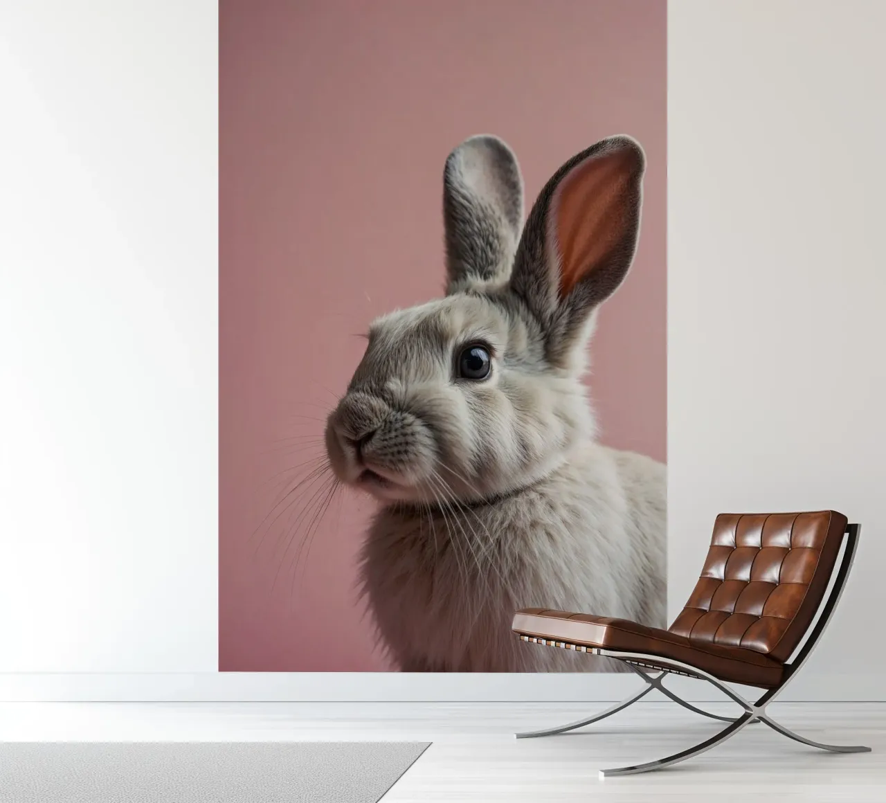 Portrait of a curious hare | Work 49 photo wallpaper by Paws & Portraits