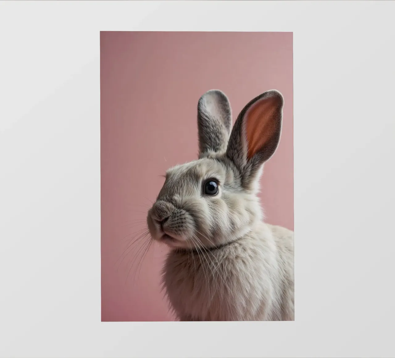 Portrait of a curious hare | Work 49 photo wallpaper by Paws & Portraits