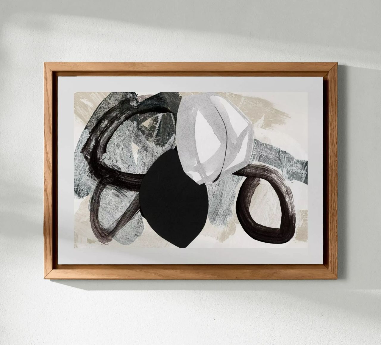 abstract mixed media collage alluminio dibond da IRIS LEHNHARDT FINE ART