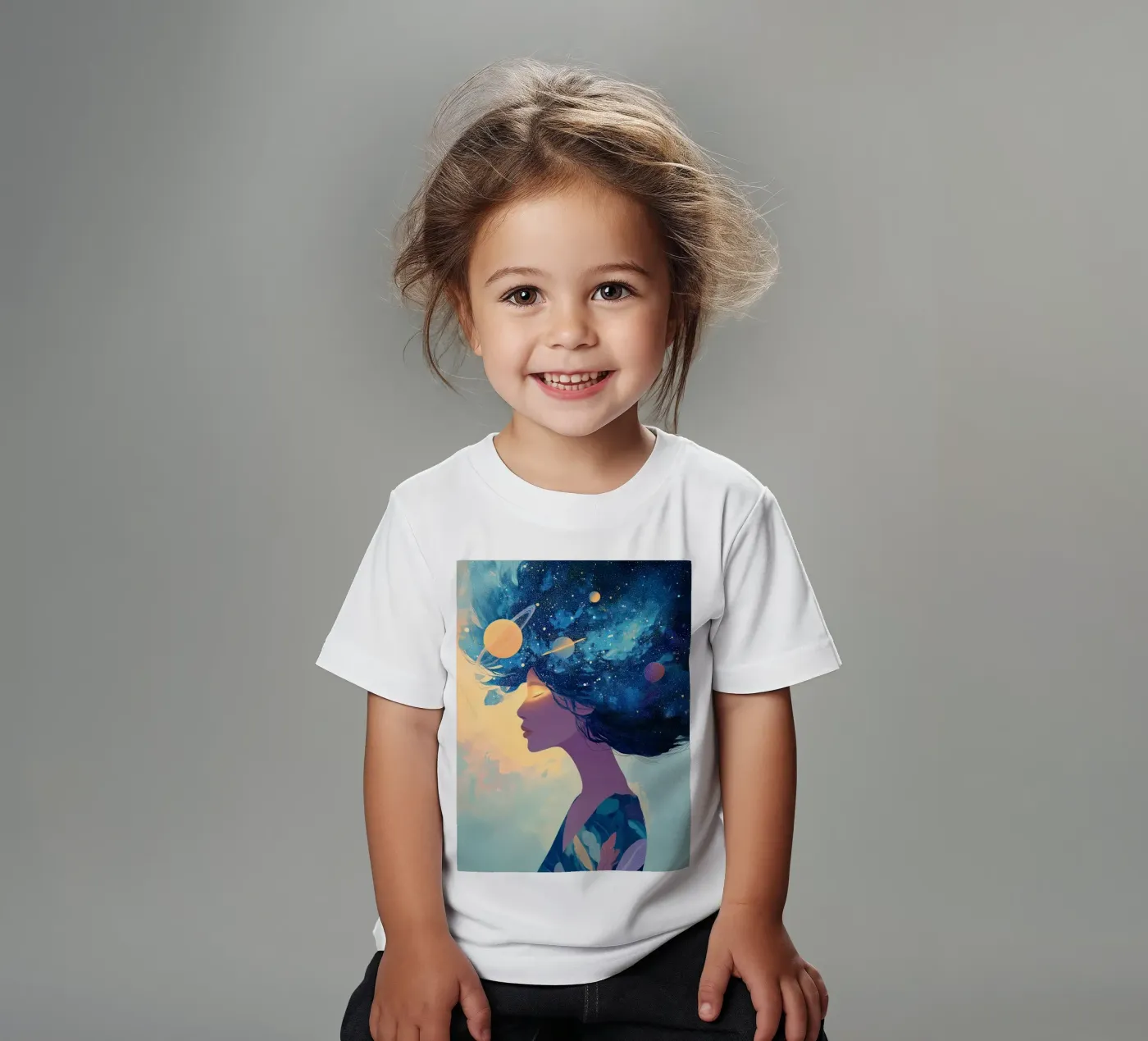 Cosmic Bloom t-shirt bambini da Amelie Rose