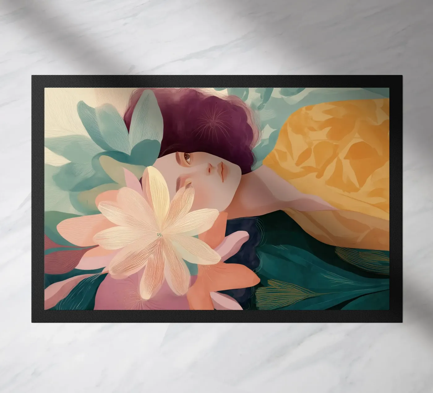 Blooming Thoughts deurmat van Amelie Rose