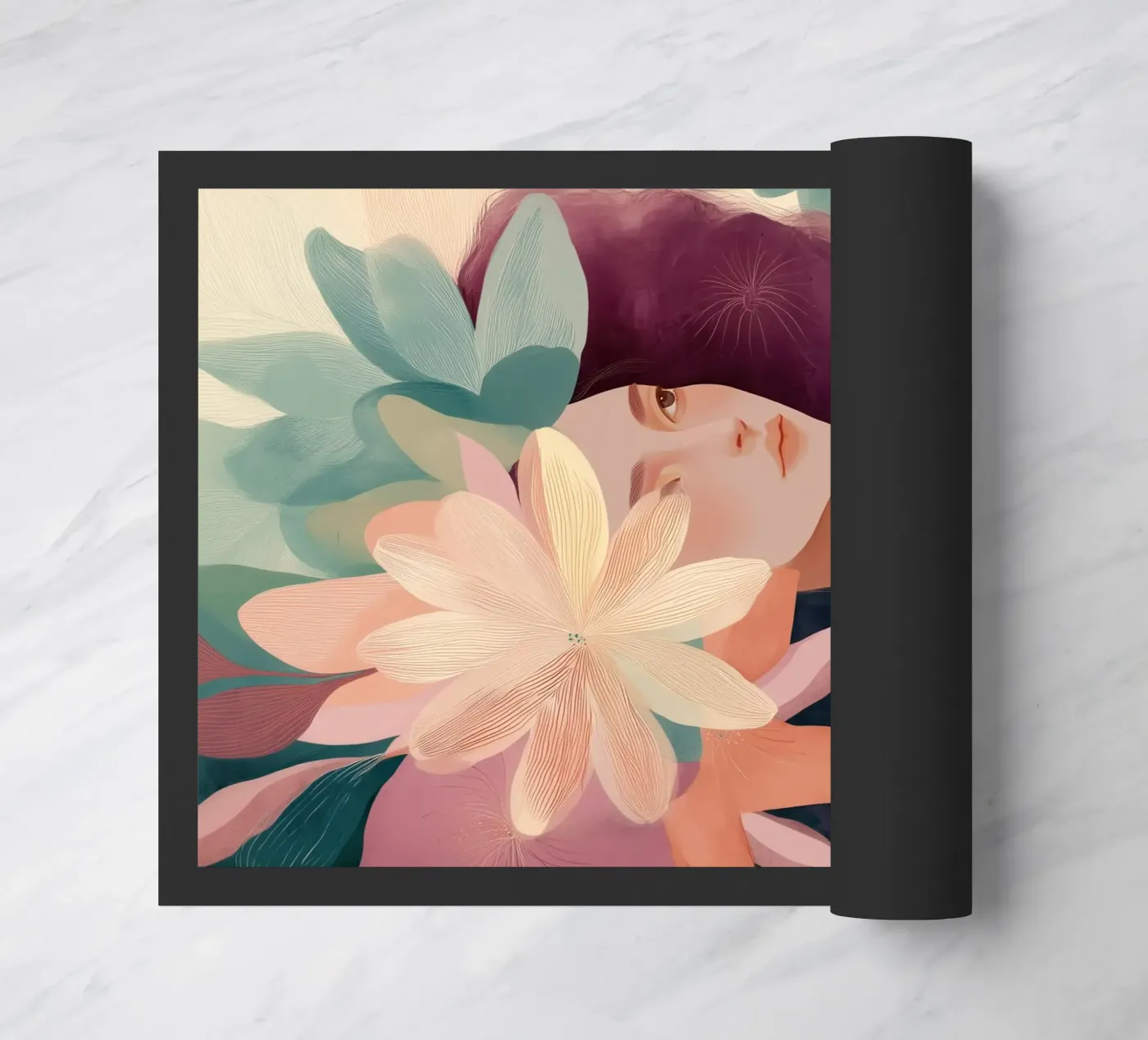 Blooming Thoughts deurmat van Amelie Rose