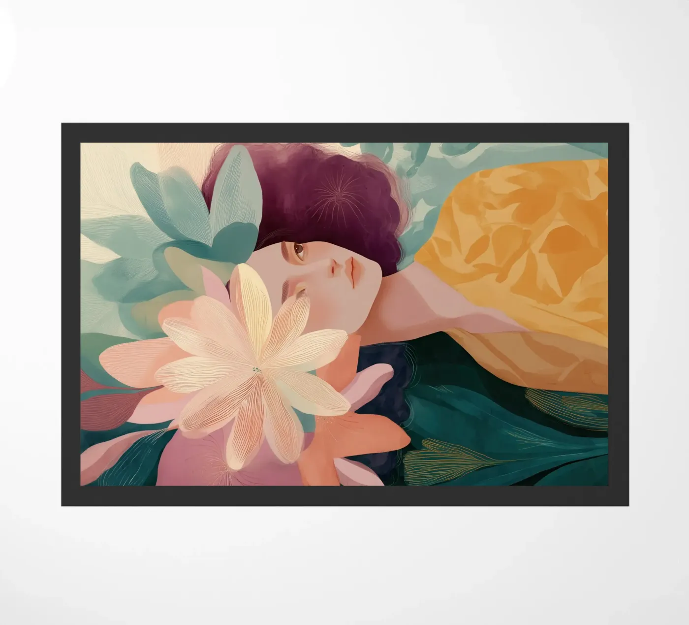 Blooming Thoughts deurmat van Amelie Rose