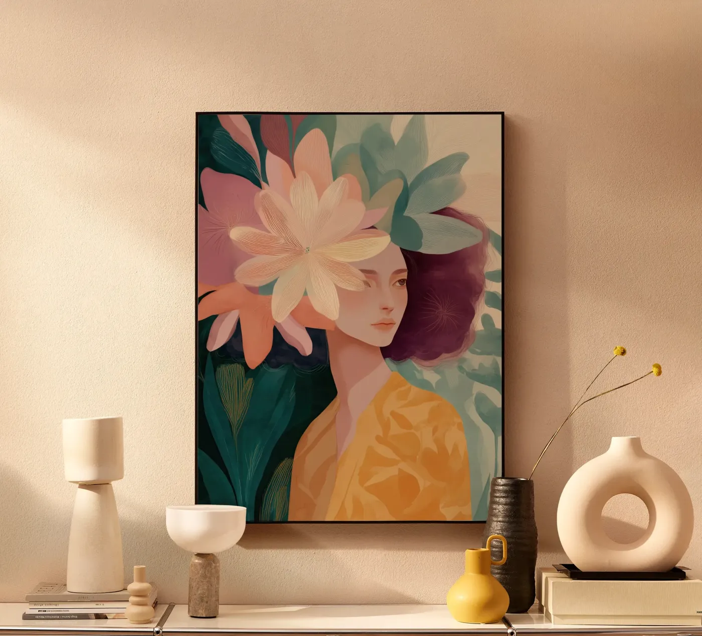 Blooming Thoughts forex plate by Amelie Rose