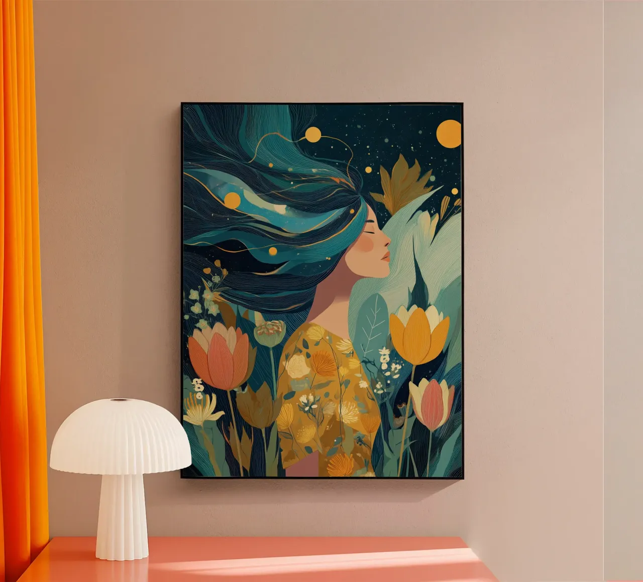 Night Garden plexiglass da Amelie Rose