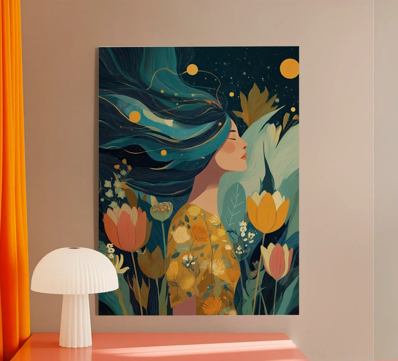 Night Garden plexiglass da Amelie Rose