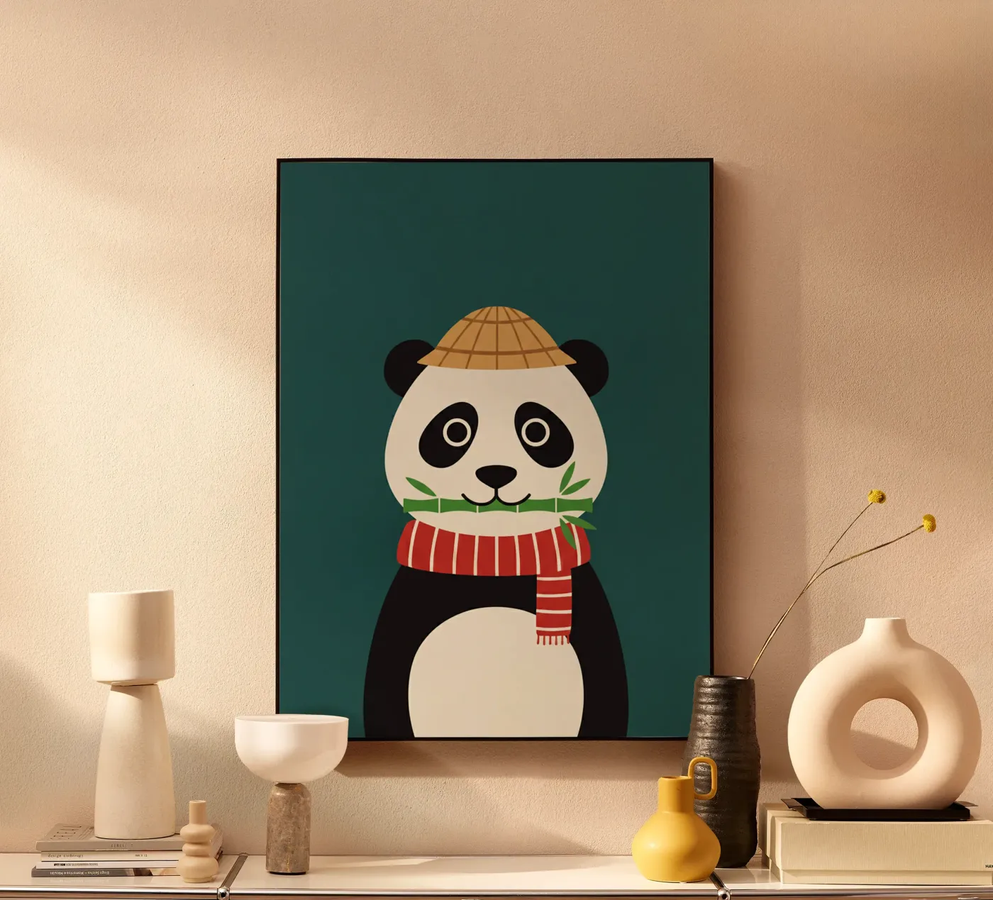 Oanda con il suo bambù - camera dei bambini plexiglass da The Little Animals Club