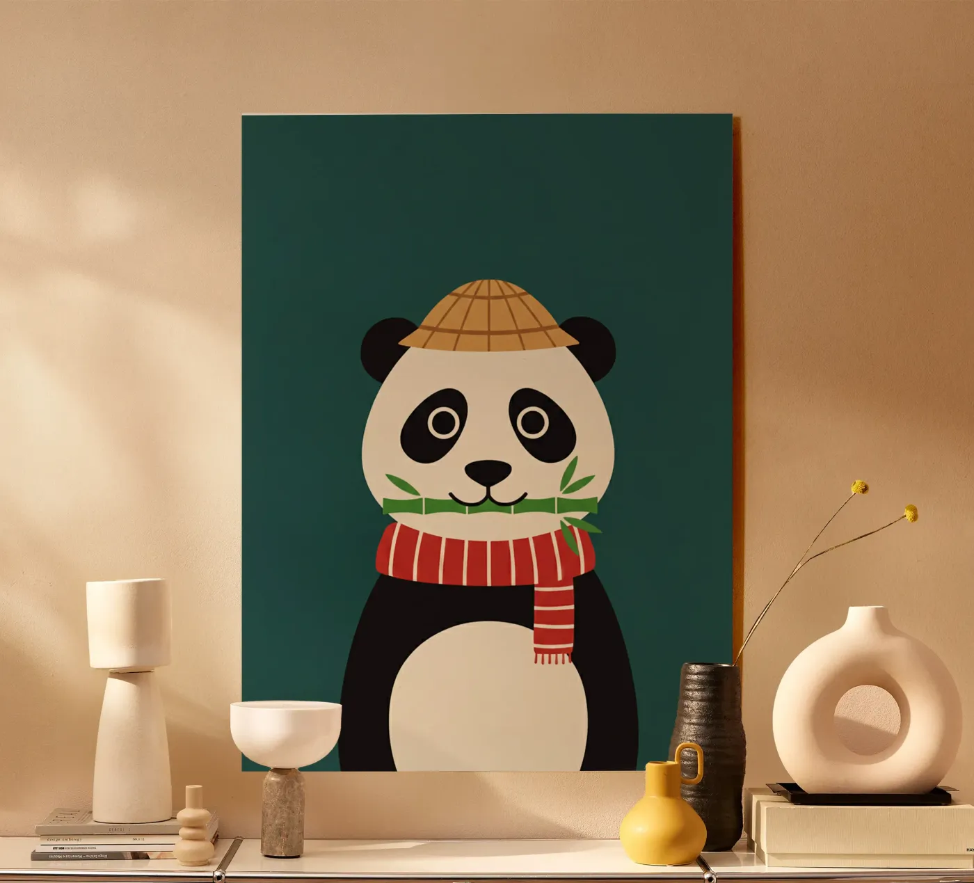 Oanda con il suo bambù - camera dei bambini plexiglass da The Little Animals Club