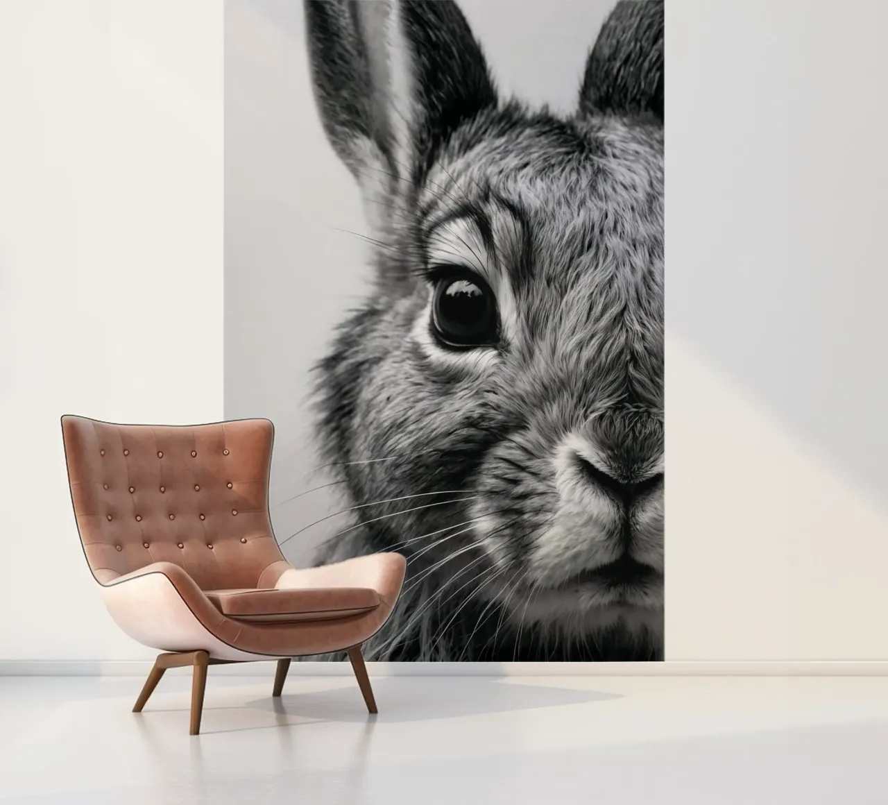 Close-up of a rabbit | Work 54 photo wallpaper by Paws & Portraits