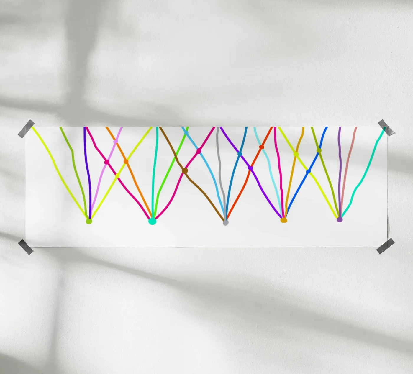 Triangles with knots poster by yay