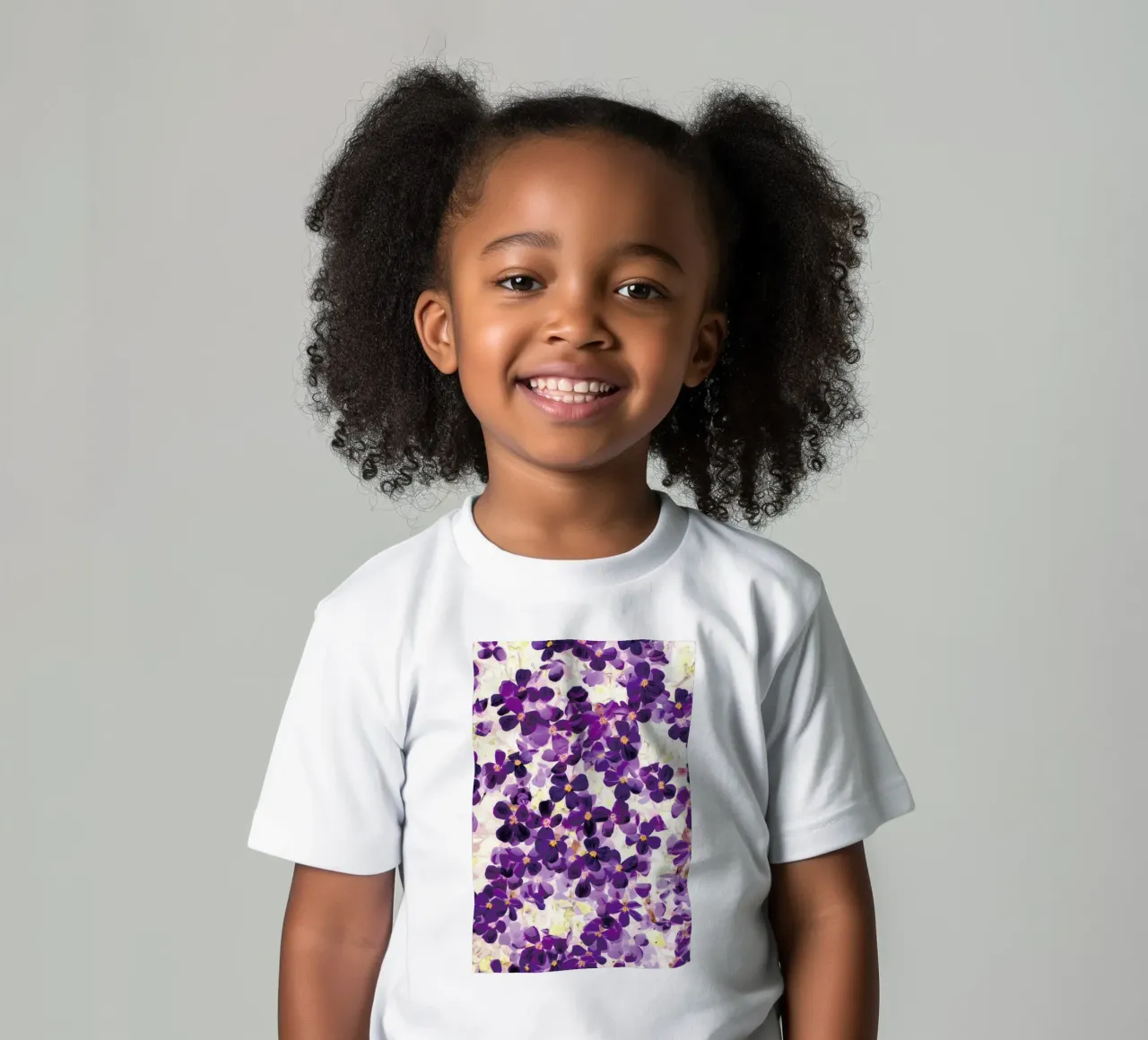 Violet Bloom t-shirt bambini da Amy Sia