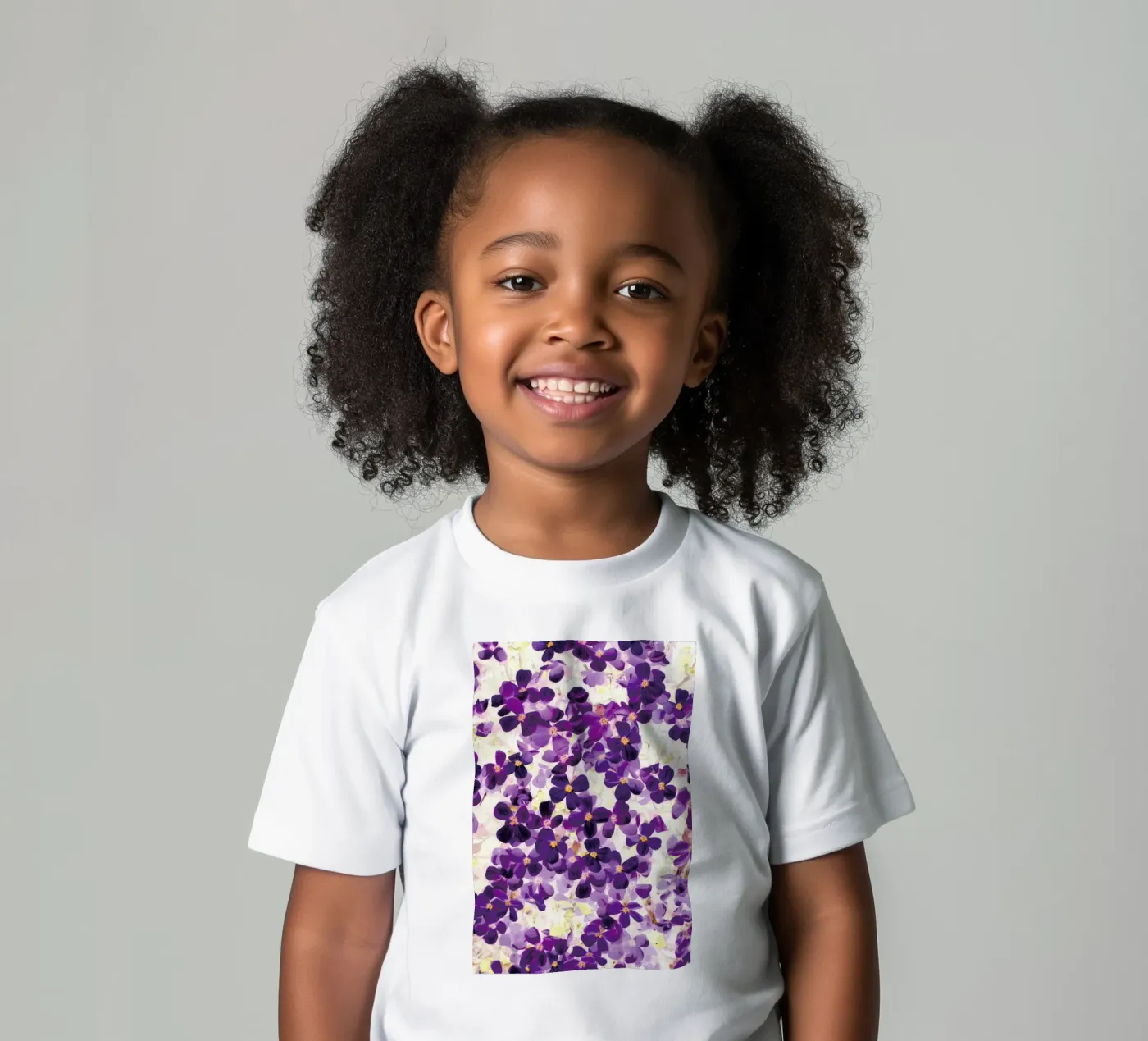 Violet Bloom Kinder T-Shirt von Amy Sia