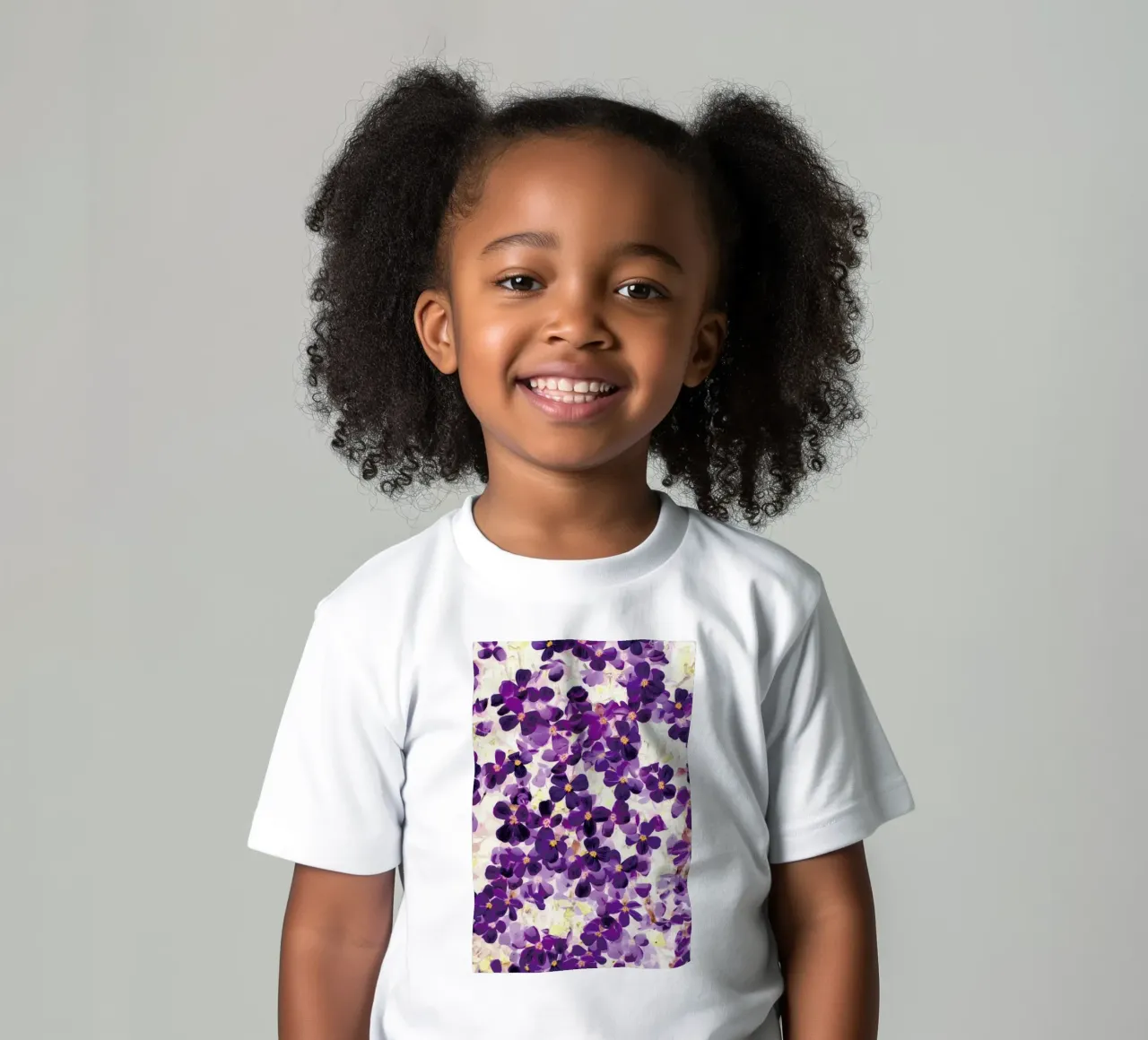 Violet Bloom t-shirt bambini da Amy Sia