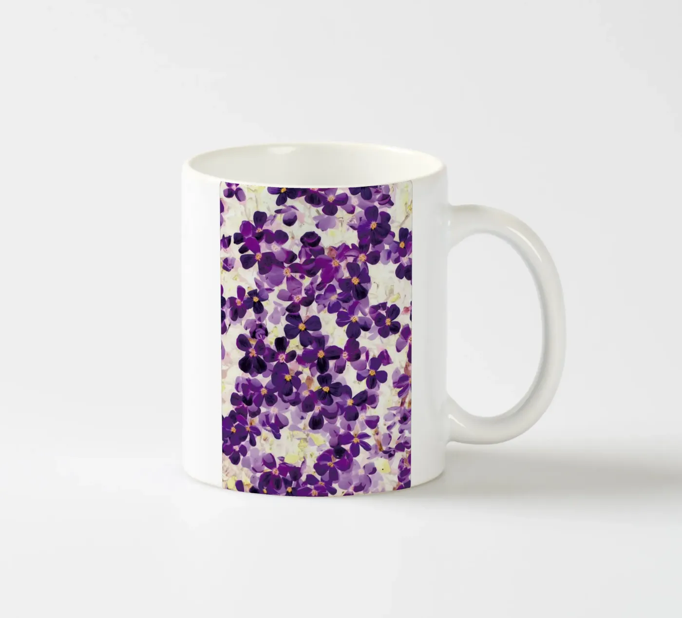 Violet Bloom ceramic mug by Amy Sia