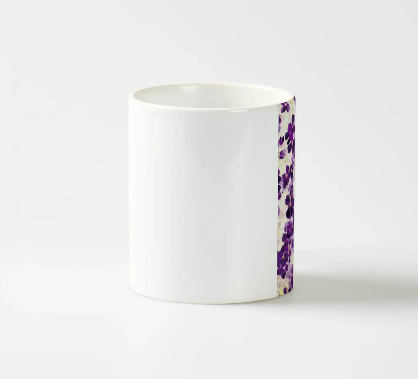 Violet Bloom ceramic mug by Amy Sia