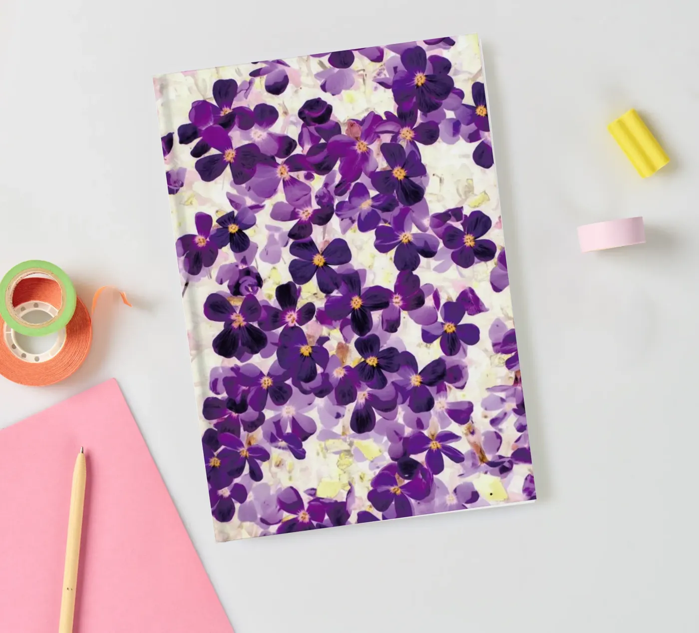 Violet Bloom notebook by Amy Sia