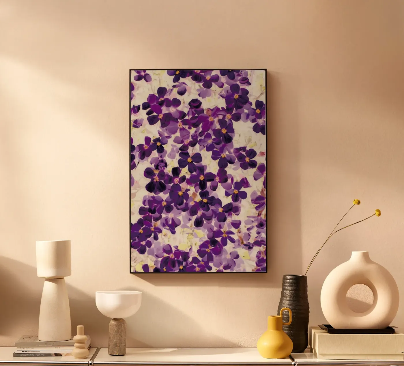 Violet Bloom plexiglas de Amy Sia