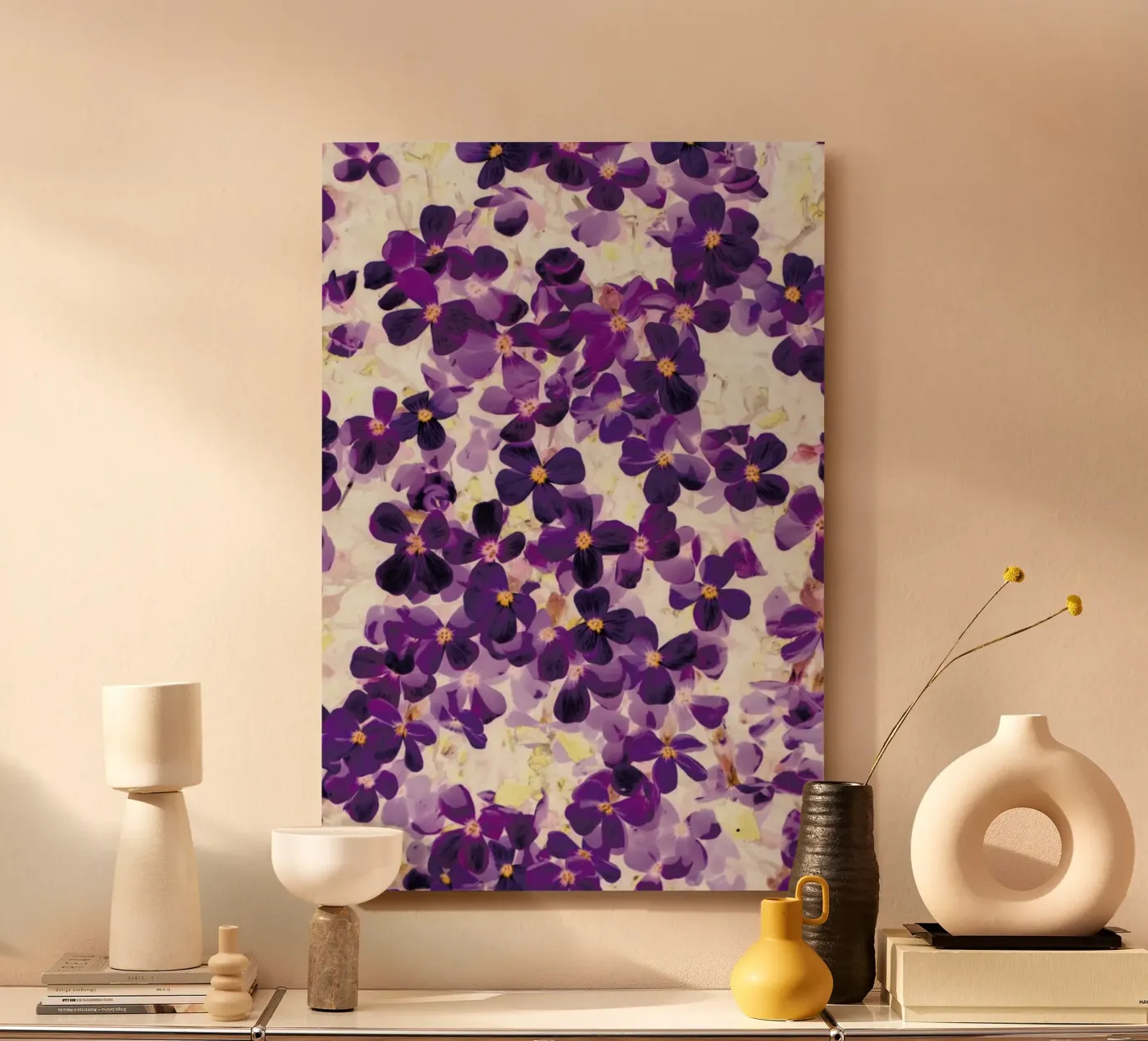 Violet Bloom forex plate by Amy Sia