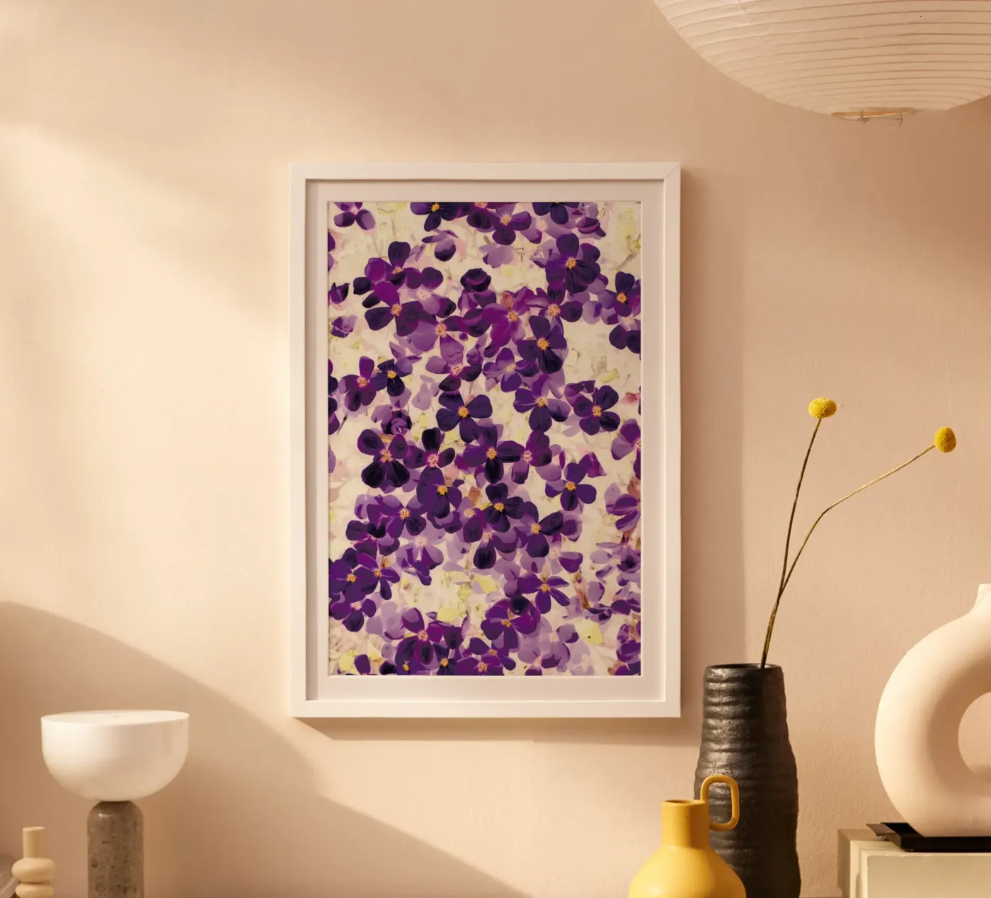 Violet Bloom poster van Amy Sia